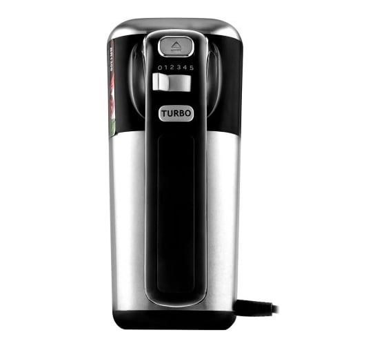 Миксер BRAYER 1309BR, 800 Вт, 5 скоростных режимов, турбо, 2 венчика для взбивания, 2 венчика для замешивания BR1309