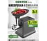 Мясорубка Centek 2000 Bт, 2 кг/мин, реверс, 3в1 мясорубка/овощерезка/шнековая соковыжималка CT-1626 2