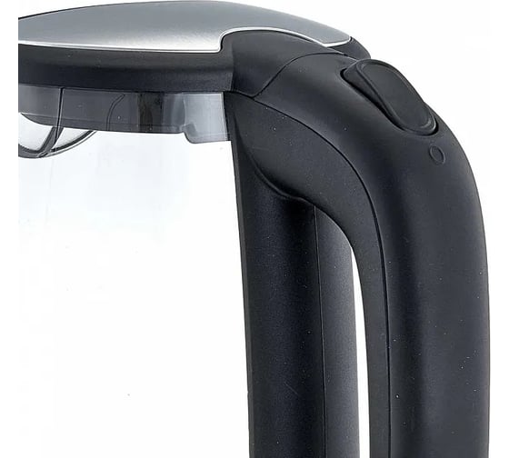Чайник Delta LUX DL-1204В корпус из жаропрочного стекла, чёрный, 2200 Вт, 1.7 л 0R-00003055