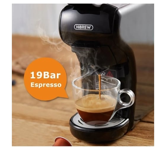 Кофемашина Hibrew капсульная H1A черный ST-504 2044235743620