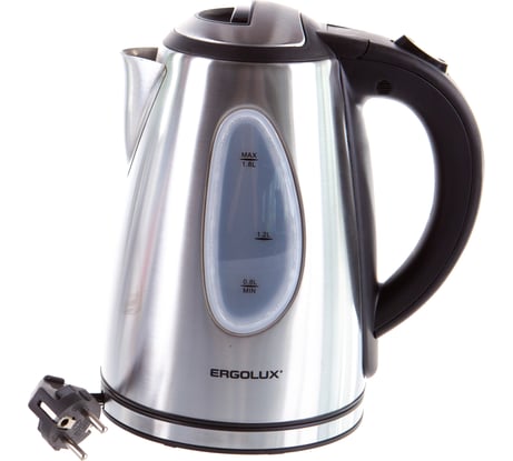 Чайник ERGOLUX ELX-KS04-C72 матово-черный, нержавеющая сталь, 1.8 л 13447