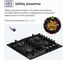 Металлическая газовая варочная панель Delvento grata 60 см V60V41B011 12