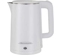 Электрический чайник ВОЛЖАНКА 2 л двойной белый ЭЧ-019