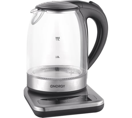 Чайник ENERGY e-220e 1.7 л стекло, на подставке 164150