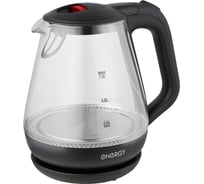 Чайник ENERGY e-205 1.2 л стекло, пластик цвет черный 164143
