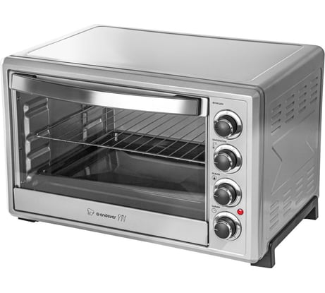 Мини-печь Endever Danko 4037, серебристый цвет, мощность 1600 Вт, объем 35 л, 1 шт в упаковке 90403