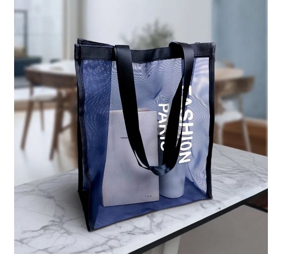 Сумка Homium Comfort, синий, 35х30 см shopper04