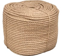 Джутовый крученый канат truEnergy диаметр 10 мм, качество HESSIAN, бухта 25±1,25 кг 12692