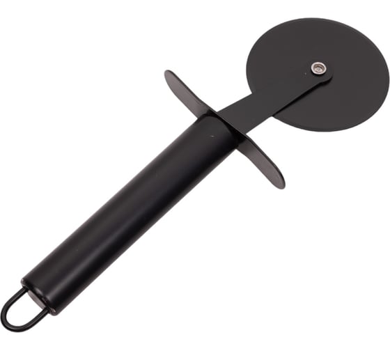 Нож для пиццы Mallony classico nero, нержавеющая сталь, черный, non-stick (раб часть) 105279