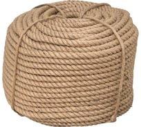 Джутовый крученый канат truEnergy диаметр 18 мм, качество STANDART, бухта 25±1,25 кг 12318