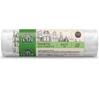 Фасовочные пакеты EUROHOUSE в рулоне 24x37 см, 250 шт. 15821