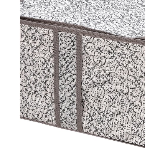 Раскладной короб с ручкой Palladium Butler 005.06 серый, с узором 115855
