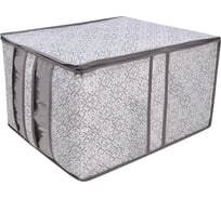 Кофр для одеял и подушек Palladium Butler 005.22 серый, с узором 115906