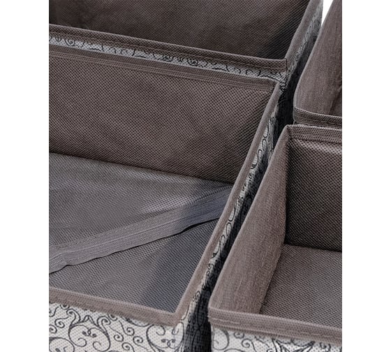 Набор коробок Palladium Butler 005.21 4 шт., серый, с узором 115905