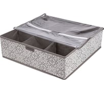 Раскладной органайзер Palladium Butler 005.07 6 отделений, серый, с узором 115856