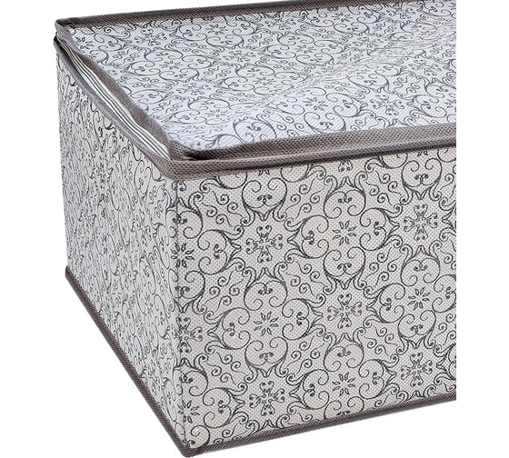 Раскладной ящик с ручкой Palladium Butler 005.20 серый, с узором 115904