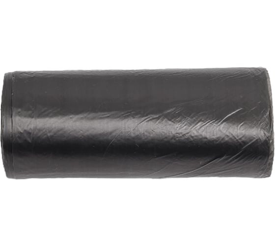 Мусорный пакет ПНД 30л, 12 мкр. 50x60см, 30шт в рулоне, черные ACG 1023617