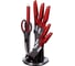 Набор ножей на подставке BerlingerHaus Metallic Line Burgundy Edition 8 предметов 2686-BH 2