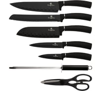 Набор ножей на подставке BerlingerHaus Black Silver Collection 8 предметов 2565-BH