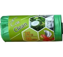 Мешки Ecoclean (35 л, 30 шт., ПНД , зеленый, 8 мкм, 48х58 см) Концепция Быта 3798 15949472