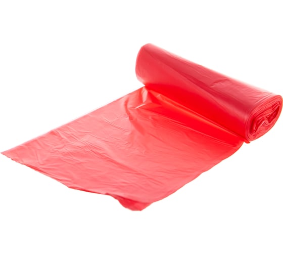 Мешки Ecoclean (60 л, 20 шт., ПНД, красный, 10 мкм, 58х68 см) Концепция Быта 3811