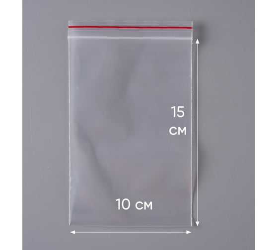Пакет с замком Zip-Lock PACK INNOVATION 10x15 см 100 мкм 5000 шт IP0001015100-5К