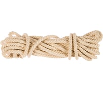 Веревка х/б ЩИТ D 10 мм L 11 м кр.211 кгс