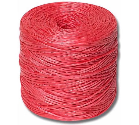 Полипропиленовый шпагат ЩИТ ПП 800 текс в боб. по 0,4 кг красный 500 м