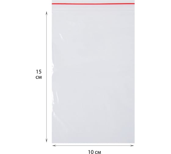 Пакет с замком Zip-Lock PACK INNOVATION 10x15 см 40 мкм 10000 шт IP00101540-10К