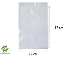 Пакет с замком Zip-Lock PACK INNOVATION 12x17 см 80 мкм 300 шт IP000121780-300