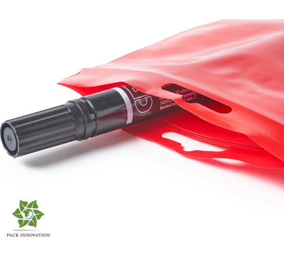 Пакет с замком Zip-Lock PACK INNOVATION 12x17см 60мкм подвес красный 500шт IP0CR121760-500
