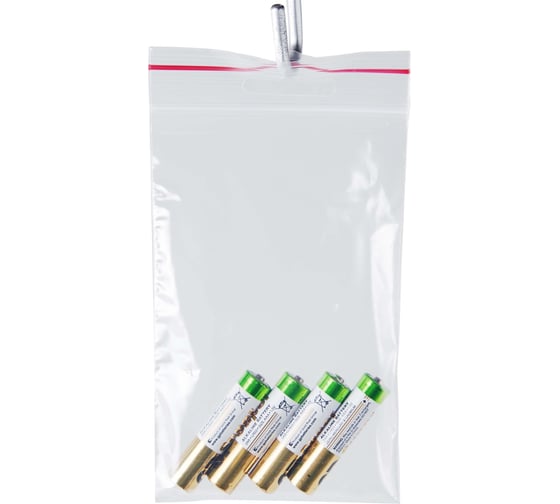 Пакет с замком Zip-Lock PACK INNOVATION 8x12 см 60 мкм подвес 500 шт IP0ES0081260-500