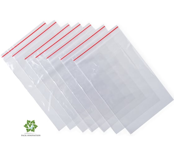 Пакет с замком Zip-Lock PACK INNOVATION 10x15 см 40 мкм 100 шт IP00101540-1 1