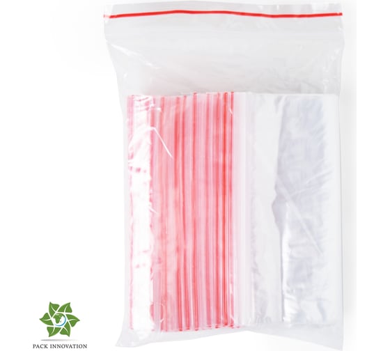 Пакет с замком Zip-Lock PACK INNOVATION 12x17 см 40 мкм 10000 шт IP00121740-10К