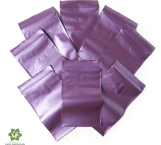 Пакет с замком Zip-Lock PACK INNOVATION 8x12 см 60 мкм вишневый 2000 шт IP0C0081260-2К 1