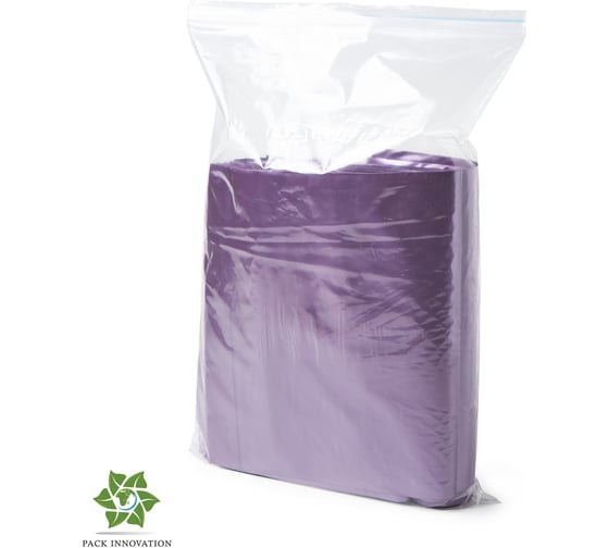 Пакет с замком Zip-Lock PACK INNOVATION 15x22см 60мкм вишневый 500шт IP0CV152260-5