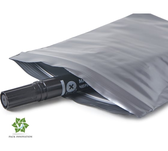 Пакет с замком Zip-Lock PACK INNOVATION 12x17см 60мкм серебристый 200шт IP0CS121760-200