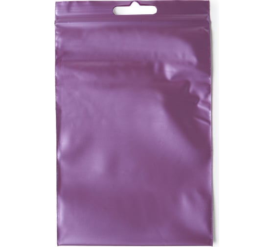 Пакет с замком Zip-Lock PACK INNOVATION 10x15см 60 мкм с европодвесом вишневый 200 шт IP0CV101560-2