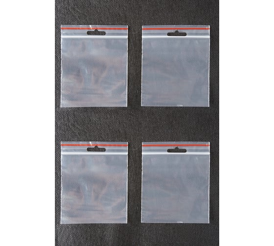 Пакет с замком Zip-Lock PACK INNOVATION 10x10см 60мкм подвес 1000 шт IP00101060-1К