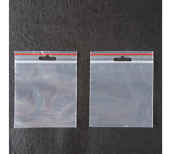 Пакет с замком Zip-Lock PACK INNOVATION 10x10см 60мкм подвес 200 шт IP00101060-2 1
