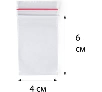 Пакет с замком Zip-Lock PACK INNOVATION 4x6 см 35 мкм 30 000 шт IP00040635-30К