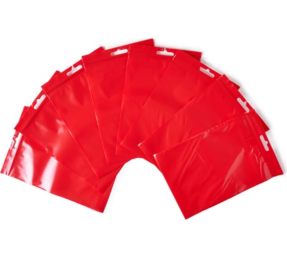 Пакет с замком Zip-Lock PACK INNOVATION 12x17см 60мкм подвес красный 5000шт IP0CR121760-5К
