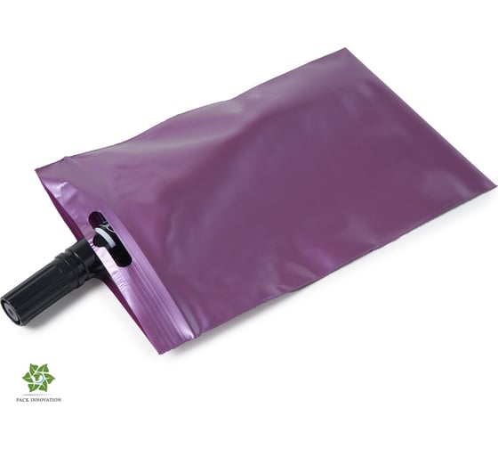 Пакет с замком Zip-Lock PACK INNOVATION 10x15см 60 мкм с европодвесом вишневый 5000 шт IP0CV101560-5К
