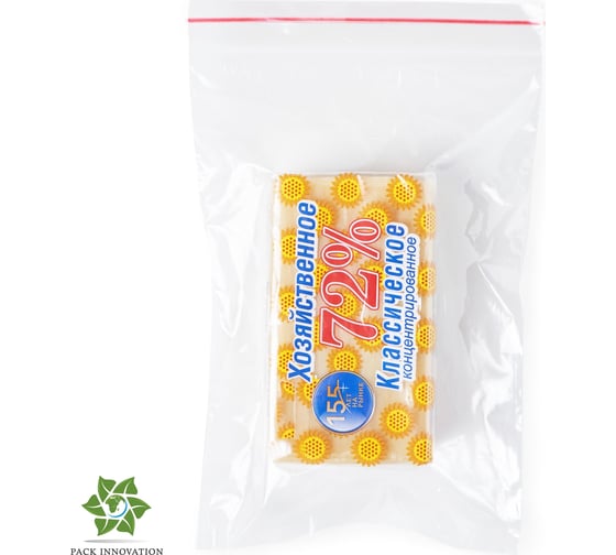 Пакет с замком Zip-Lock PACK INNOVATION 12x17 см, 40 мкм, 100 шт. IP00121740-1