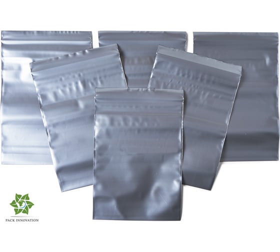 Пакет с замком Zip-Lock PACK INNOVATION 12x17см 60мкм серебристый 1000шт IP0CS121760-1К