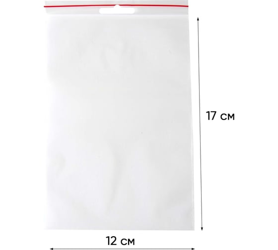 Пакет с замком Zip-Lock PACK INNOVATION 12x17см 60 мкм подвес 5000 шт IP000EVR00121760-5К