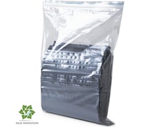 Пакет с замком Zip-Lock PACK INNOVATION 12x17см 60мкм серебристый 300шт IP0CS121760-300