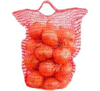 Сетка-мешок для овощей ЛЕТО 21x31 см, до 3 кг, с завязками и ручками, 10 штук 99157