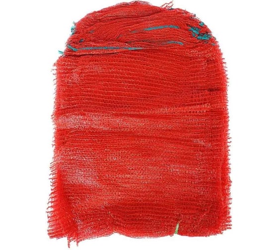 Сетка-мешок для овощей ЛЕТО 21x31 см, до 3 кг, с завязками и ручками, 10 штук 99157