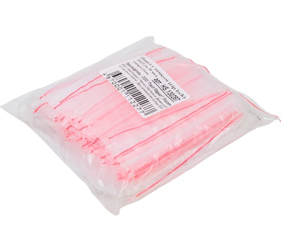 Пакеты MasterProf zip-lock, 10x15 см, 100 шт, 30 мкм HS.130287